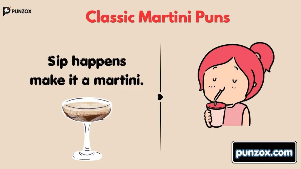 Classic Martini Puns